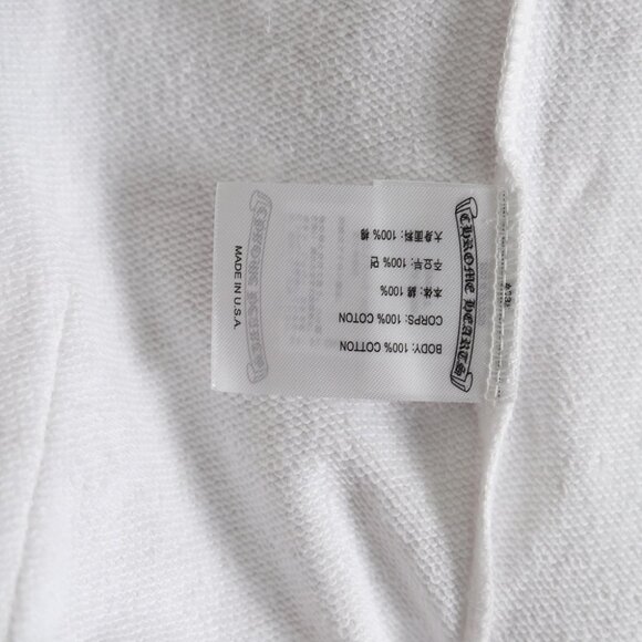 Chrome Hearts Plus Cross Horseshoe Hoodie White - Picture 9 of 9